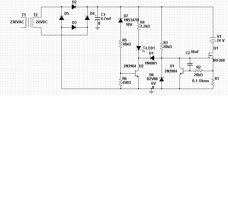 Home Of Electronics: 24V Battery Charger Schematic
