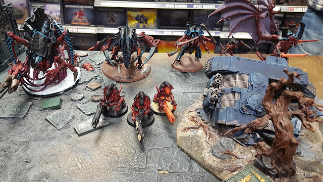 Terrifying force though fate of konor battle report space marine blood angels tau t'au tyranid ultramarines dark angels imperial guard redemptor dreadnought thousand sons magnus the red astramis