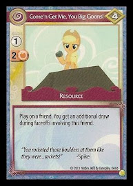 My Little Pony Come'n Get Me, You Big Goons! GenCon CCG Card