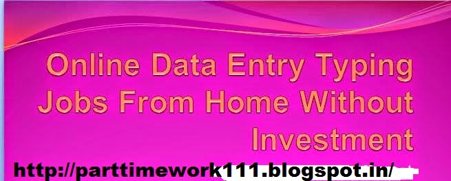offline data entry jobs without investment from home
