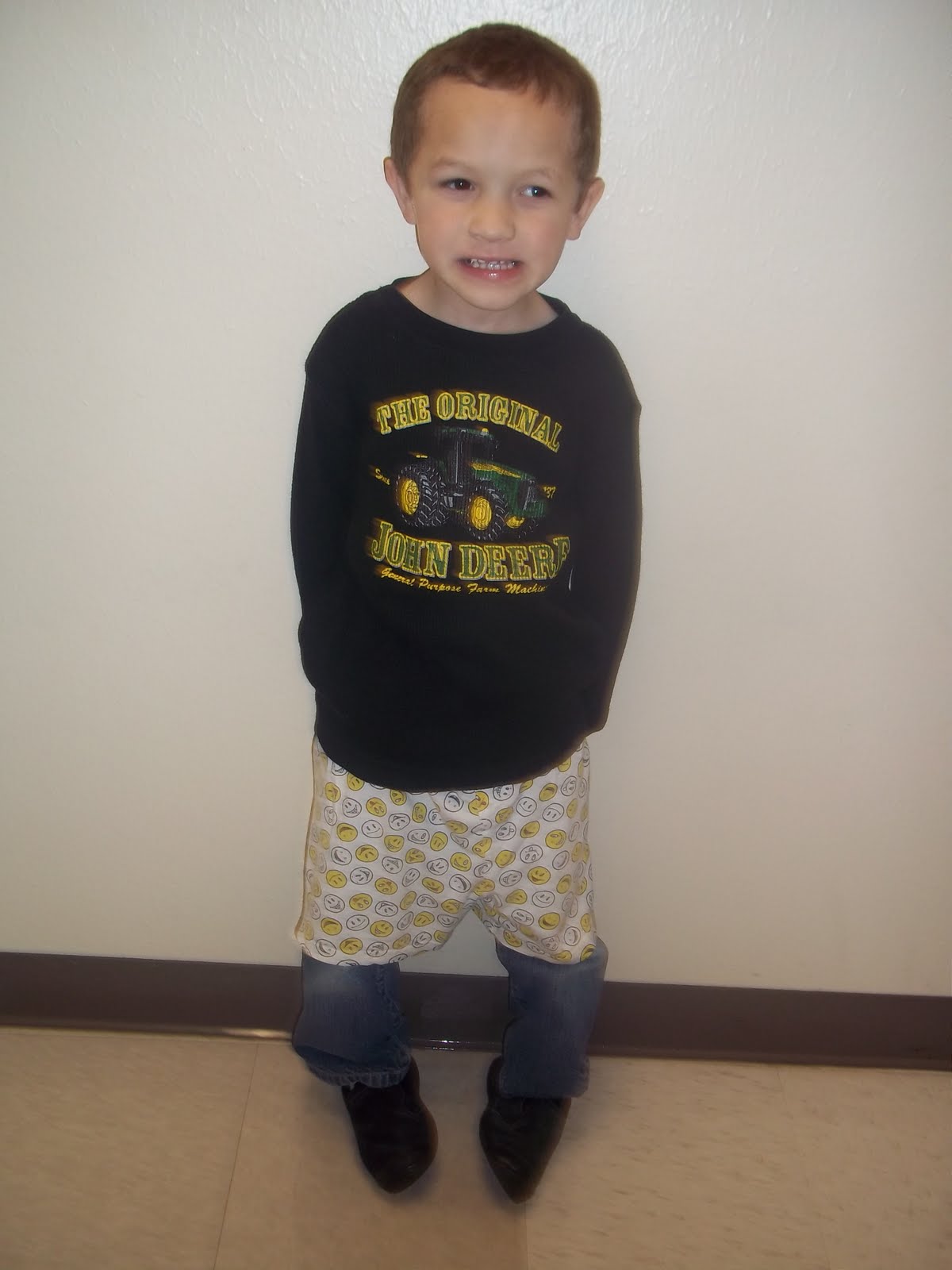 Mrs. Wood's Kindergarten Class Big Underwear Day!