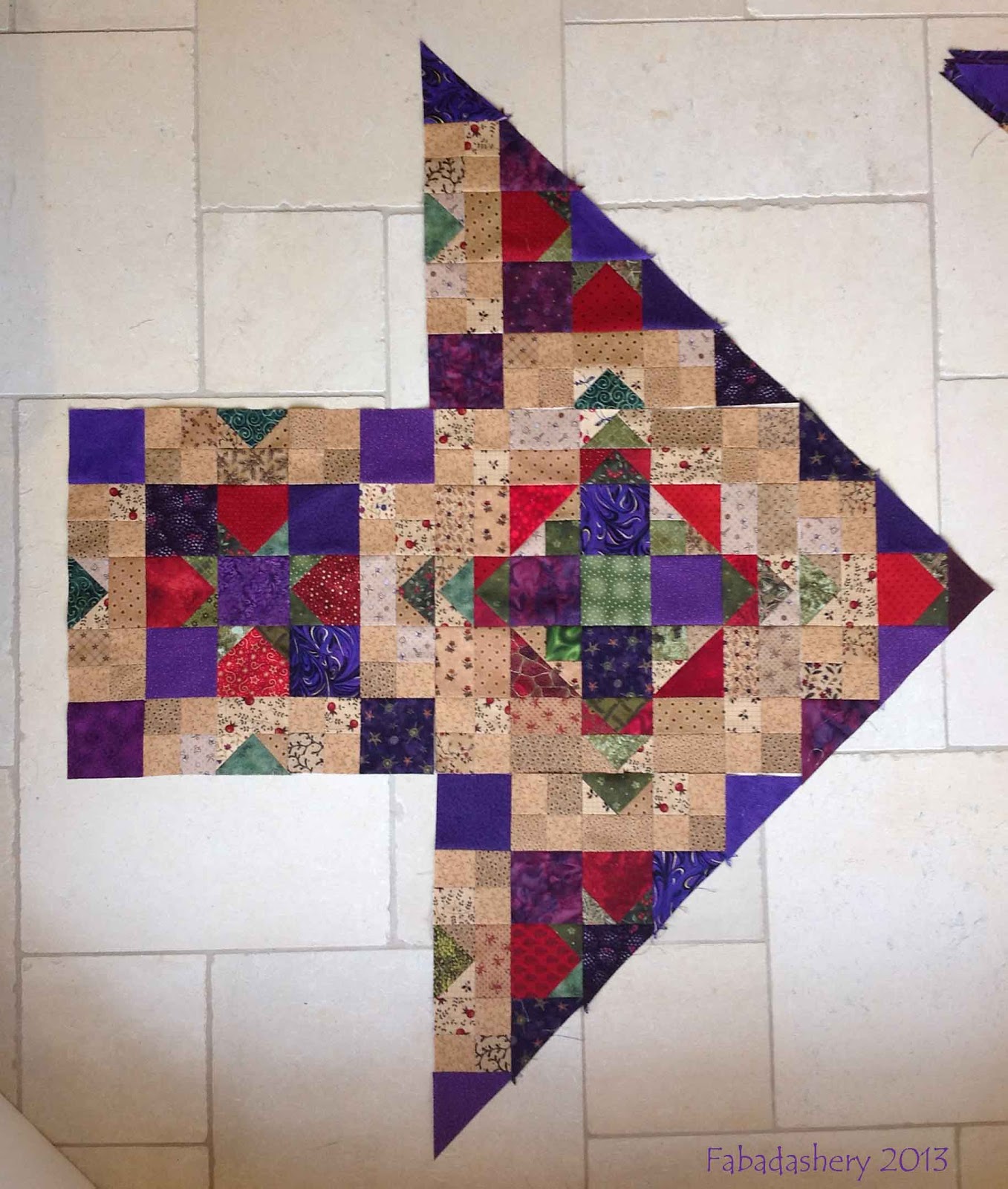 Fabadashery Bonnie Hunter's Easy Street Quilt Part 7