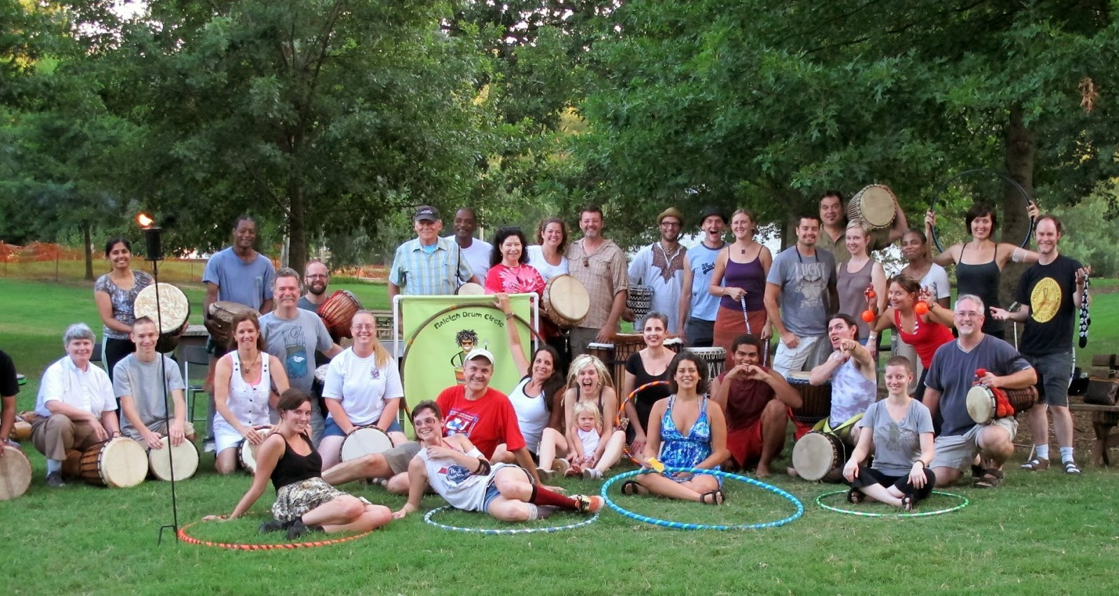 Heather Park Apartments "Raleigh Hoop Jam & Drum Circle makes for an
