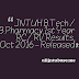 JNTUH B.Tech / B.Pharmacy 1st Year RC/ RV Results, Oct 2016 – Released