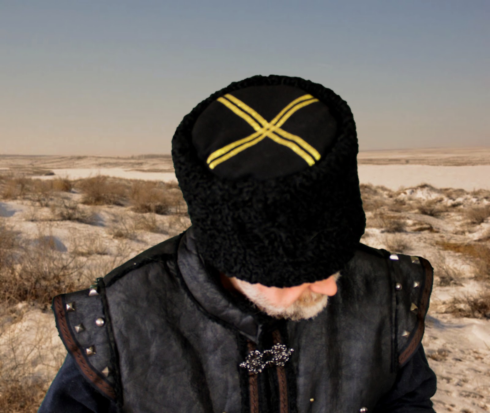 Richard in a Hat Cossack Hat