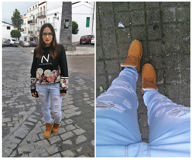 Look con sudadera de Yoyomelody Look con sudadera de Yoyomelody