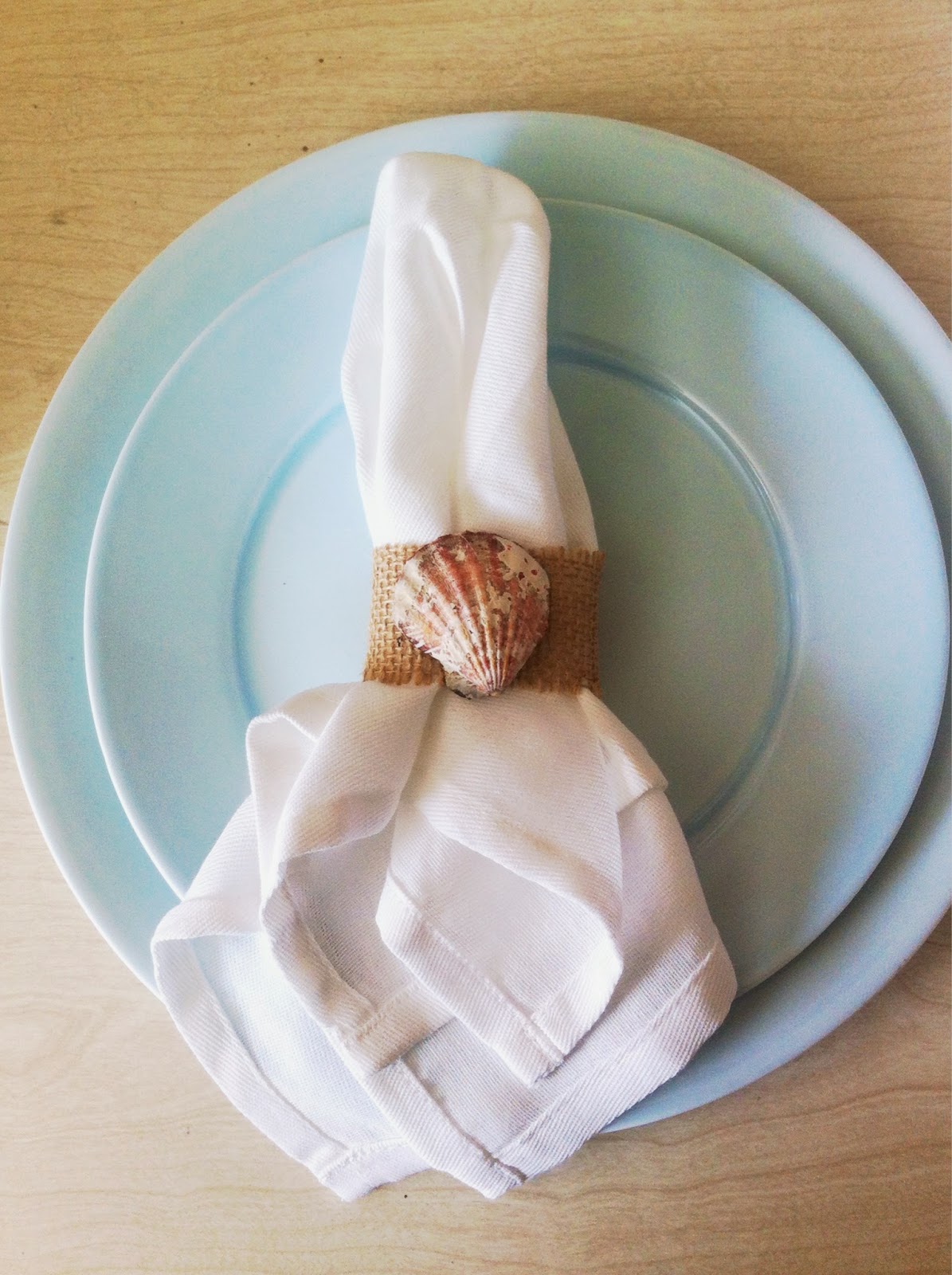 DIY Sea Shell Napkin Rings