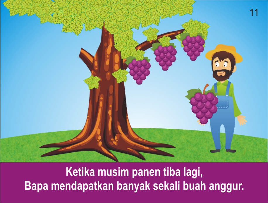 Komik Alkitab Anak: Yesus Pokok Anggur