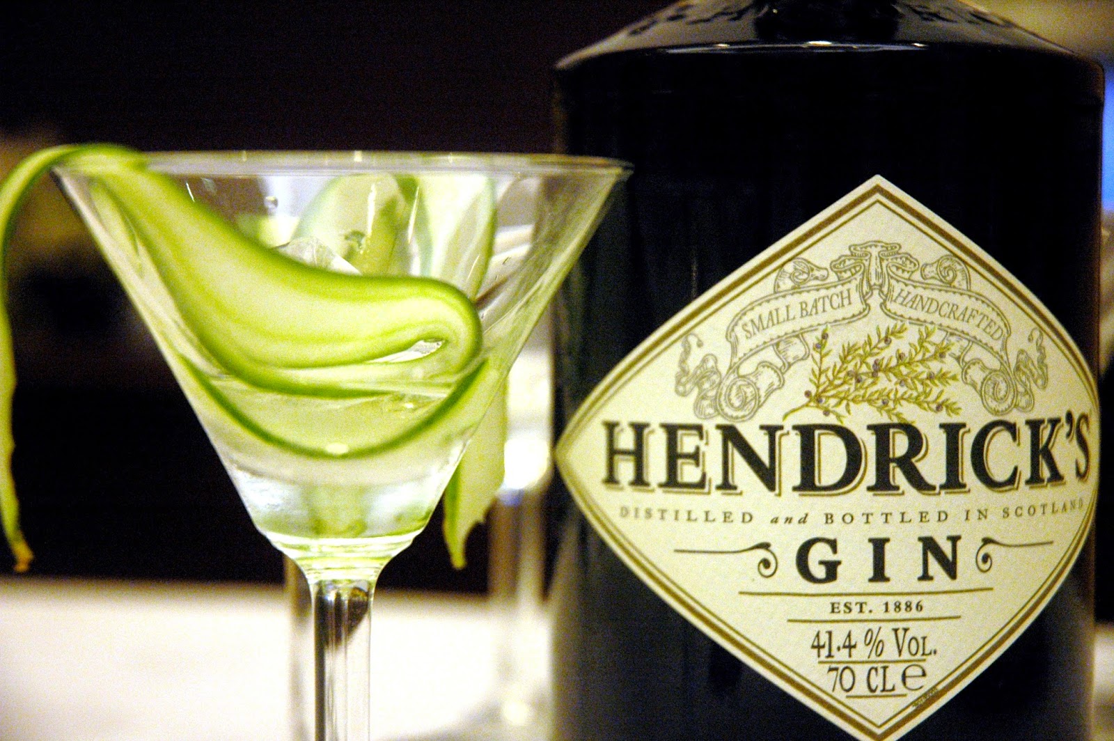 DUDE FOR FOOD Hendrick's Gin An Evening With A Most Unusual Gin