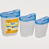 Microwaveable Plastic Storage Container Set of 3 Pcs @ Rs. 111