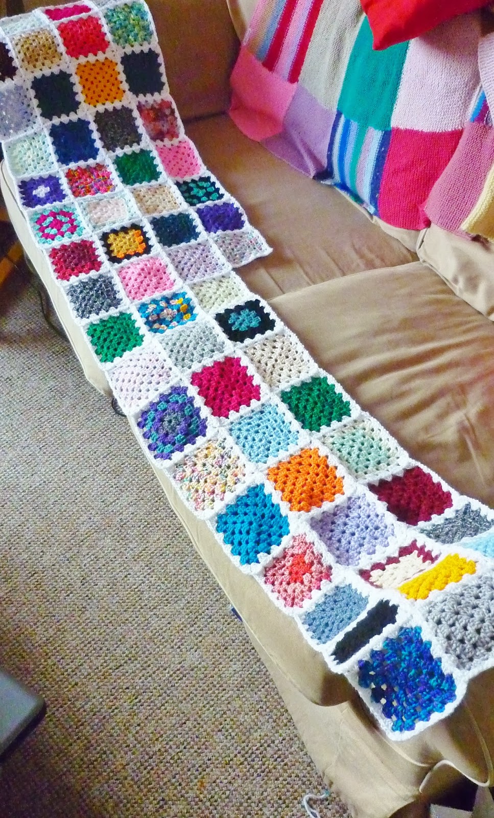 to the Cozy Corner of Craft Crochet Mood Blanket 2014 February