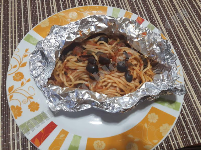 Spaghetti al cartoccio
