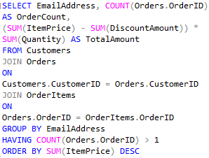 Murach's SQL Server 2012 Answers: #8. Write a SELECT statement that ...