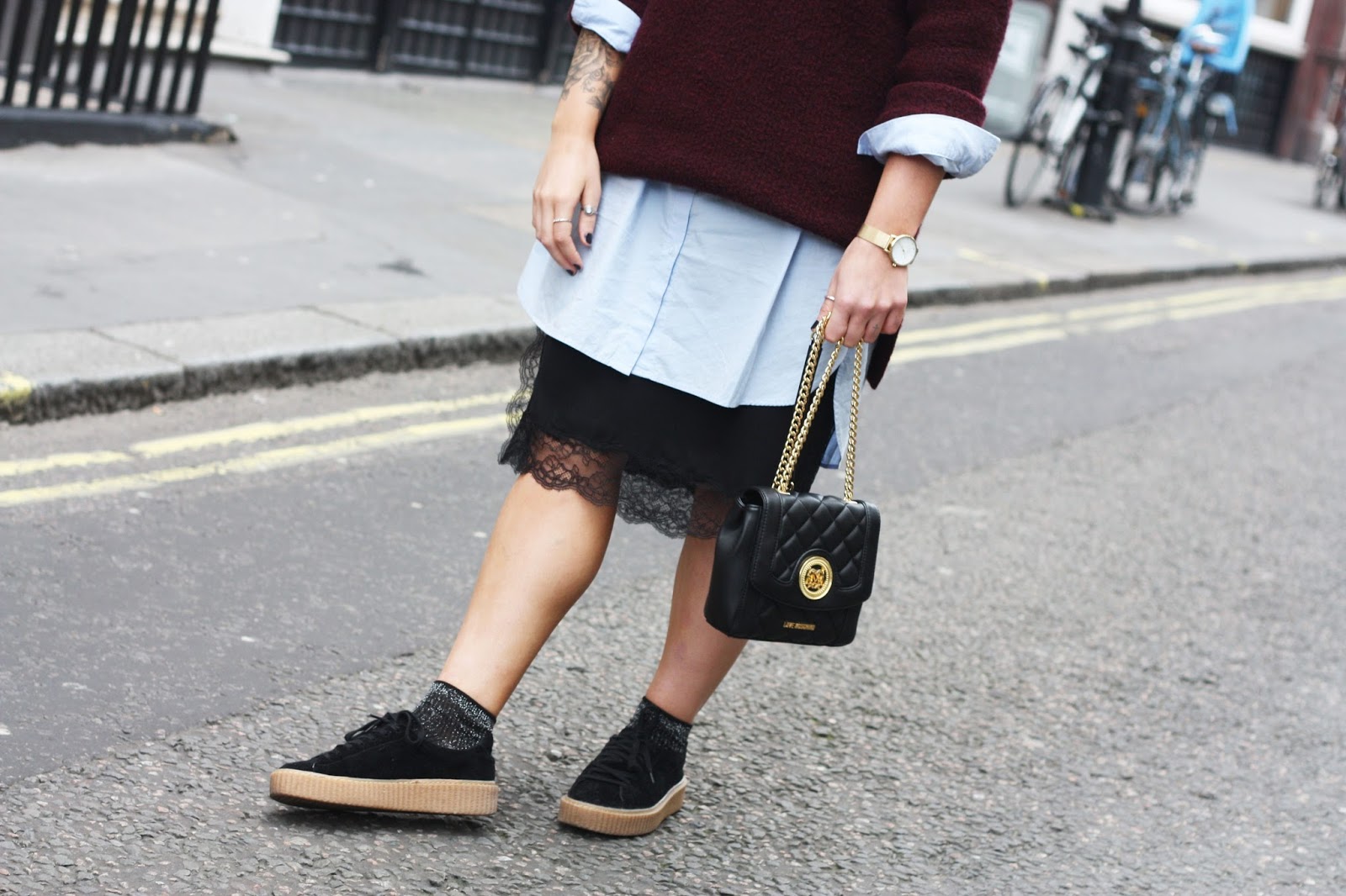 HOW TO WEAR CREEPERS STREET STYLE LONDON FASHION WEEK UK WOMEN'S