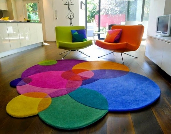 Contemporary carpet for a modern interior