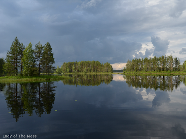 järvimaisema Pohjois-Karjalassa