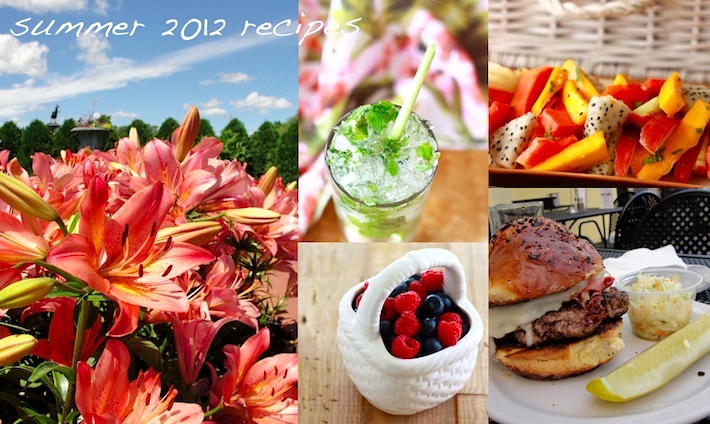Summer recipe ideas for 2012