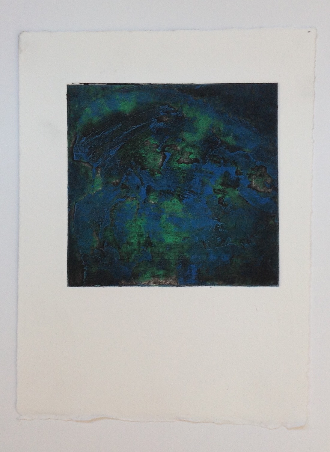 Collagraph Reflection Ruminations, Rambles, Reflections: Carborundum and collagraphs