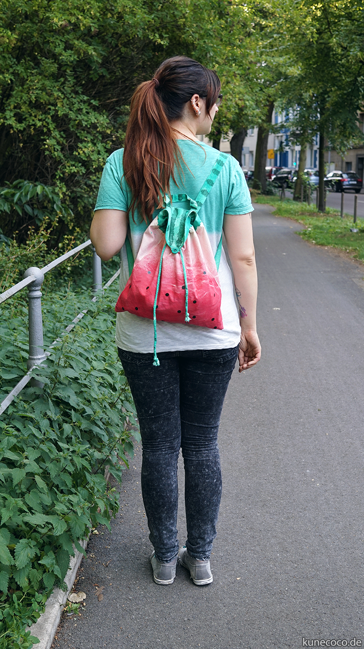 KuneCoco • DIY • Wassermelonen Rucksack KuneCoco • DIY • Wassermelonen Rucksack