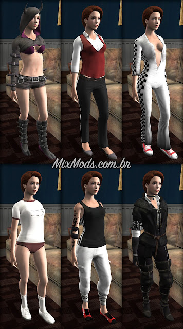 gta sa san mod female player skin feminina mulher roupas
