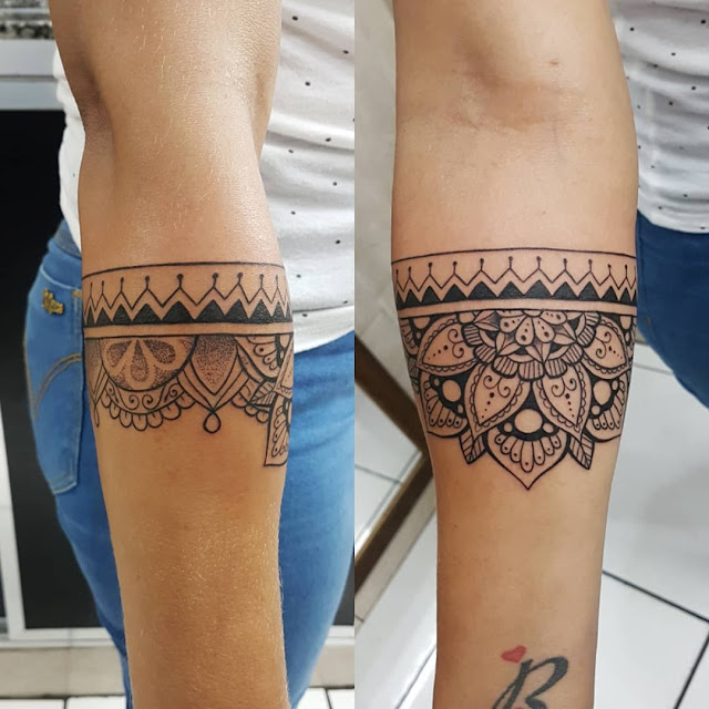 Braceletes de tatuagens Braceletes de tatuagens