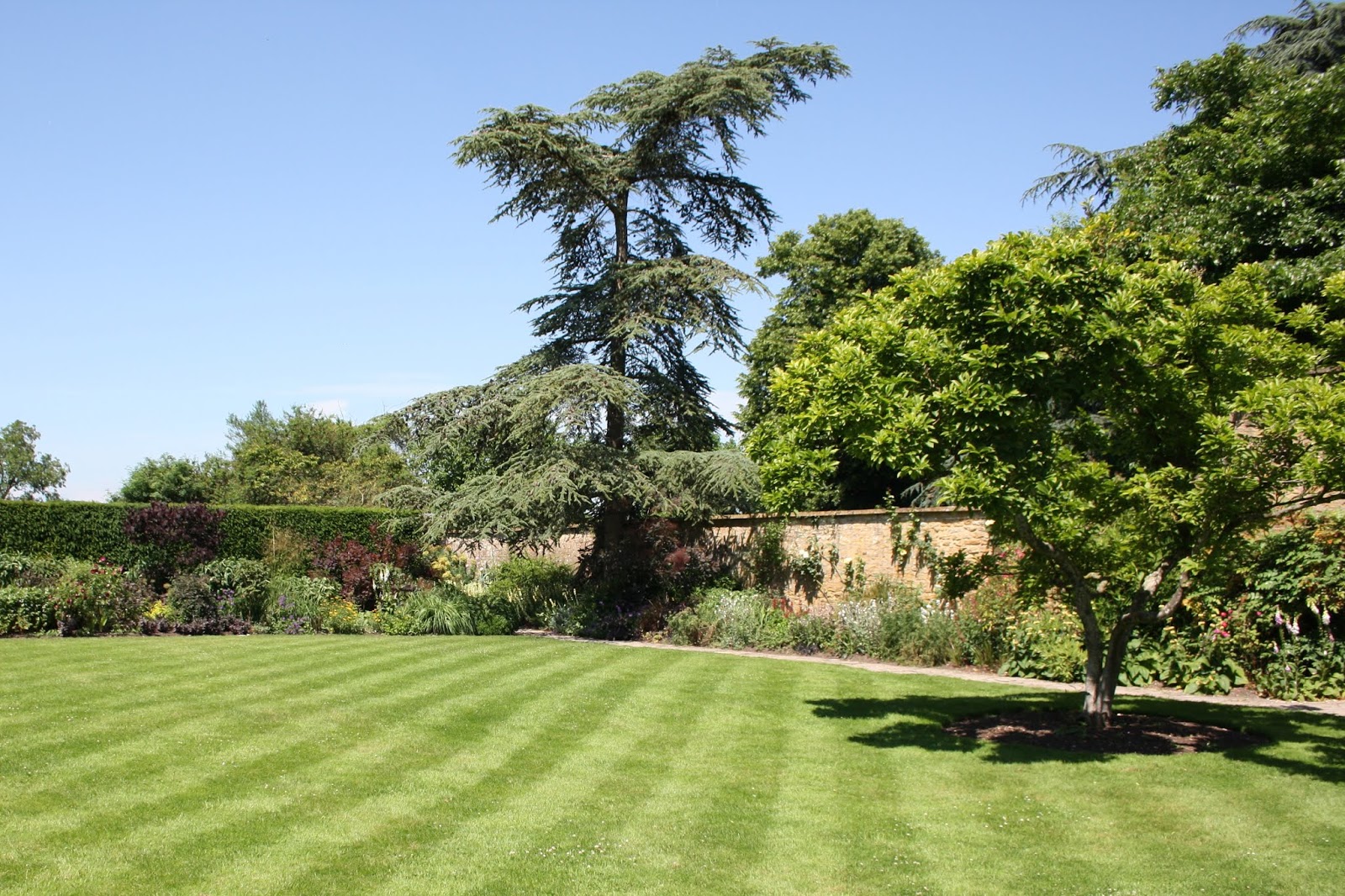 Views from Somerset Tintinhull Garden, near Yeovil, in South Somerset.