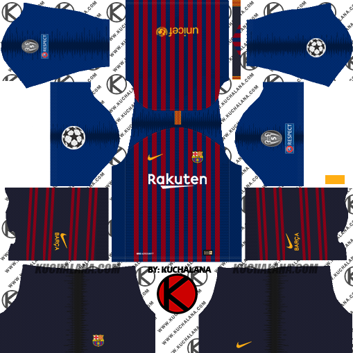 dream league soccer kit barcelona 2019