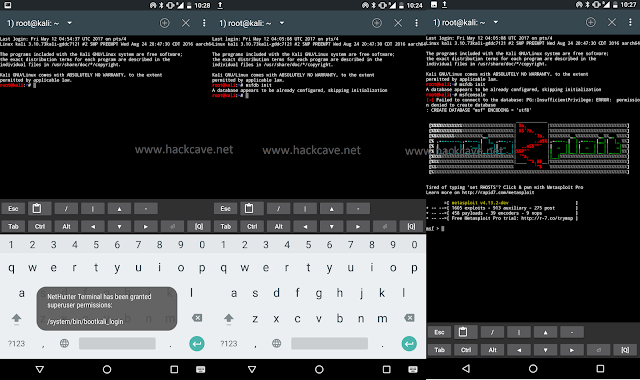 Setup Metasploit in Kali NetHunter