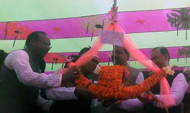 Tamasha MP Aziz public reception তাড়াশে এমপি আজিজকে গণসংর্বধনা