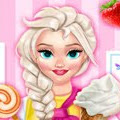 Game Cooking Ice Cream with Elsa