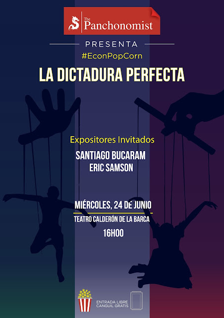El Panchonomist presenta:  "La dictadura perfecta", miércoles 24 de junio, 16:00, Teatro Calderón de la Barca