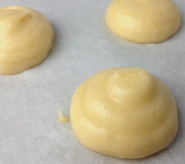 Individually Piped Chouquettes Individually Piped Chouquettes