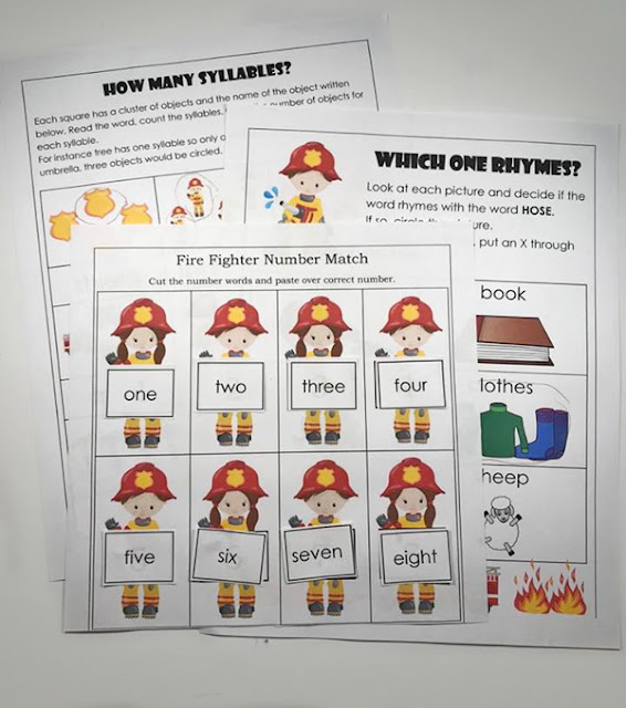 fire safety worksheets