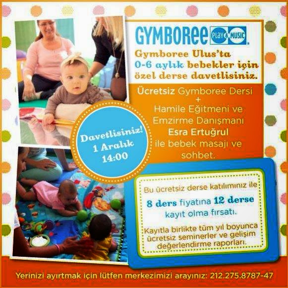 Gymboree Ulus da Bebek Masajı yapmak ister misiniz