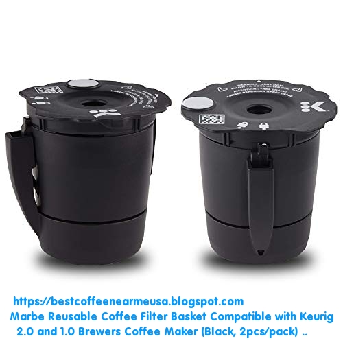 BEST Marbe Reusable Coffee Filter Basket Compatible with Keurig 2.0 and