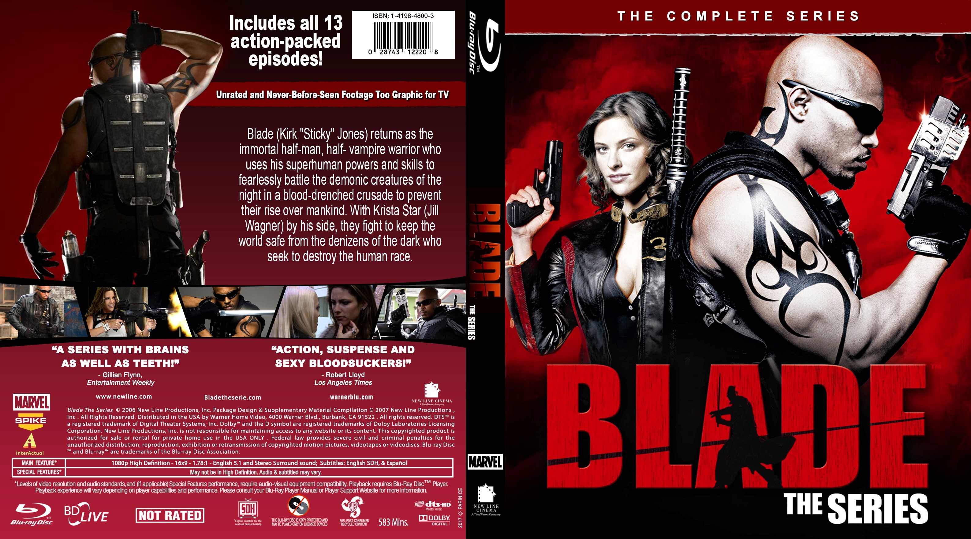 Blade The Complete Series Bluray Cover - Cover Addict 