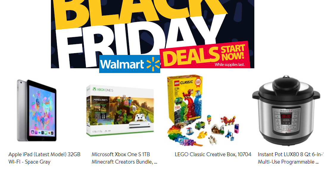 Walmart Online Black Friday Deals Live Now! TV&#39;s, Toys, Game Consoles, Clothing, and Everything ...