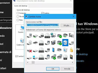 cambiare icone modificare icone windows