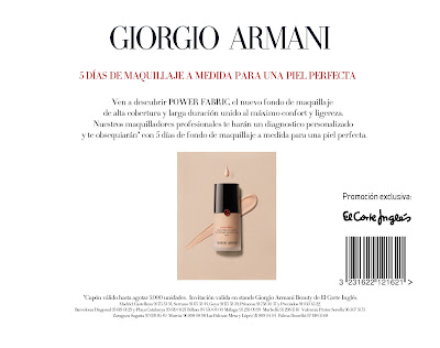 Muestra gratis: Maquillaje Giorgio Armani