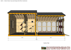 coop chicken plans combo garden sheds storage cb201 construction shed run building wood roof visit coops