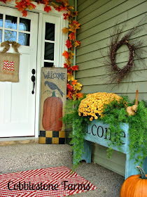 Cobblestone Farms: It's A Fall Front Door...