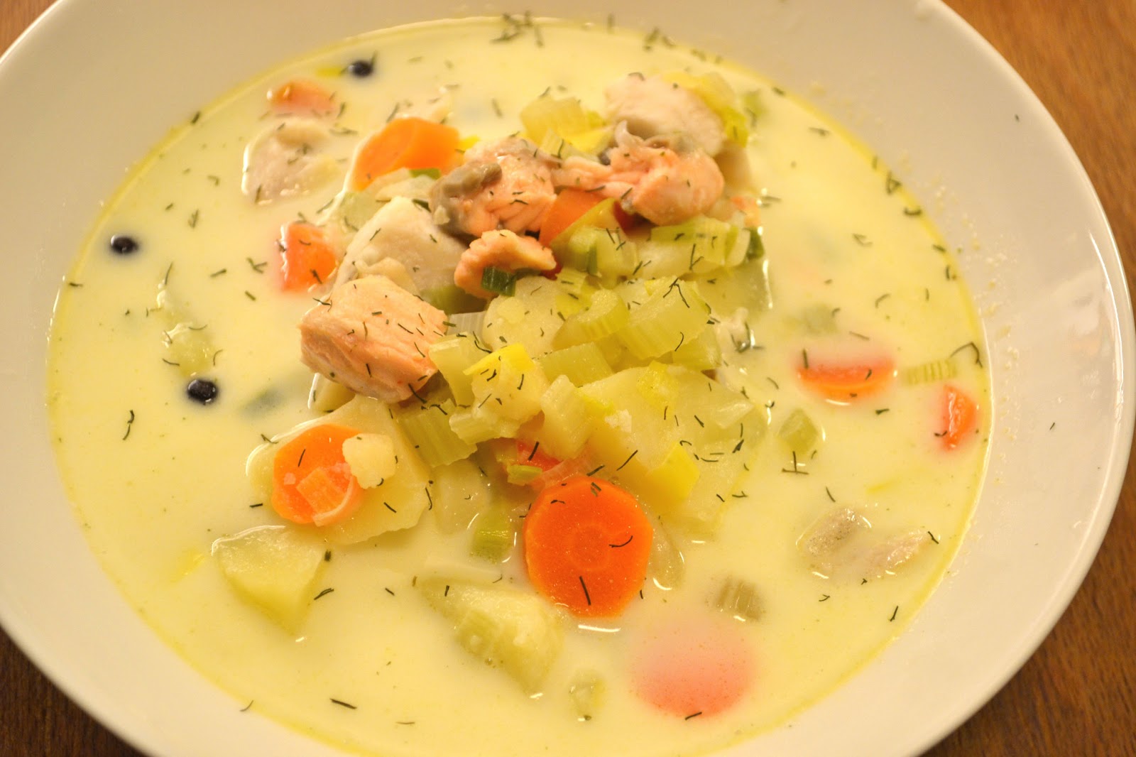 Mastertofu Creamy Salmon Soup