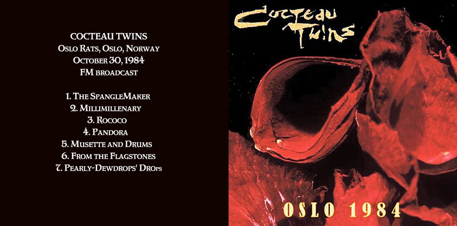 COCTEAU TWINS live recordings