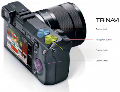 Sony NEX-7 with Trinavi feature, HDR camera, built-in flash, photography, professional camera, 3D sweep panorama, OLED, HD movies