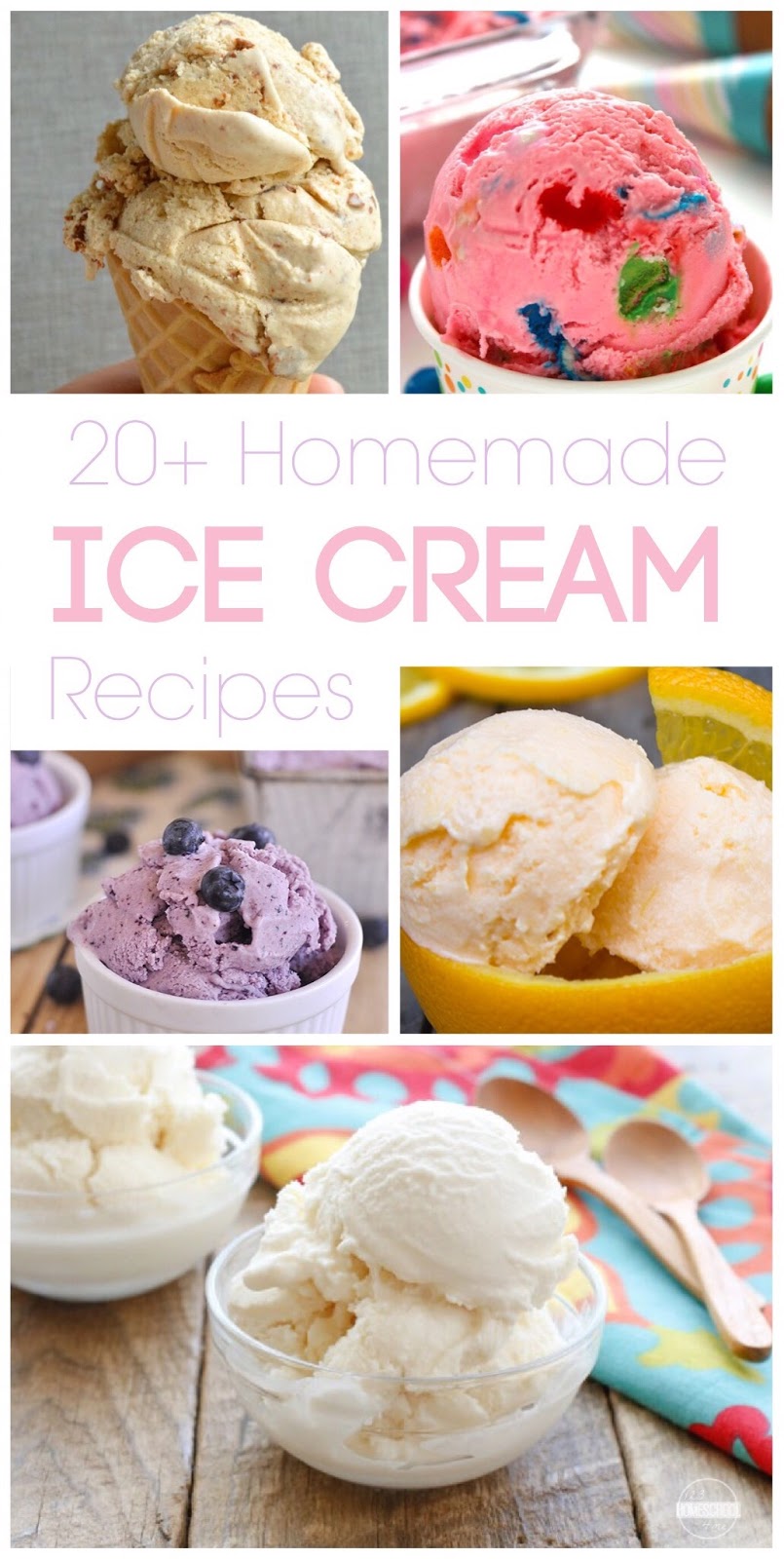 20 Homemade Ice Cream Reicpes