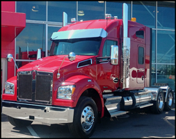 Kenworth T880S with 76-inch mid-roof sleeper