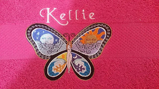 Fantastic Butterfly Night and Day free machine embroidery design https://nancyembroidery.blogspot.com/