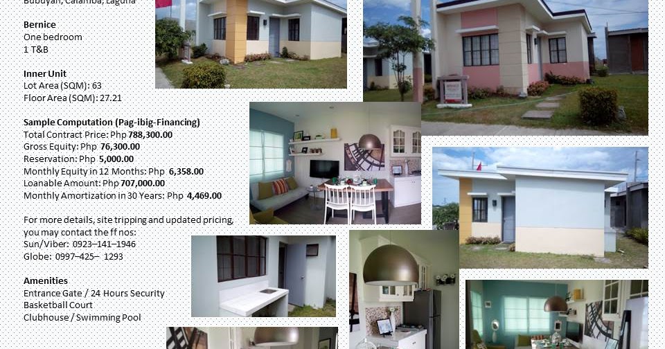 OUR HOMES PH House and Lot for Sale VALLE DULCE SINGLE ATTACHED BERNICE