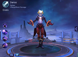 Tanggal Rilis Hero Darius atau Dyrus Mobile Legends ke Server Global