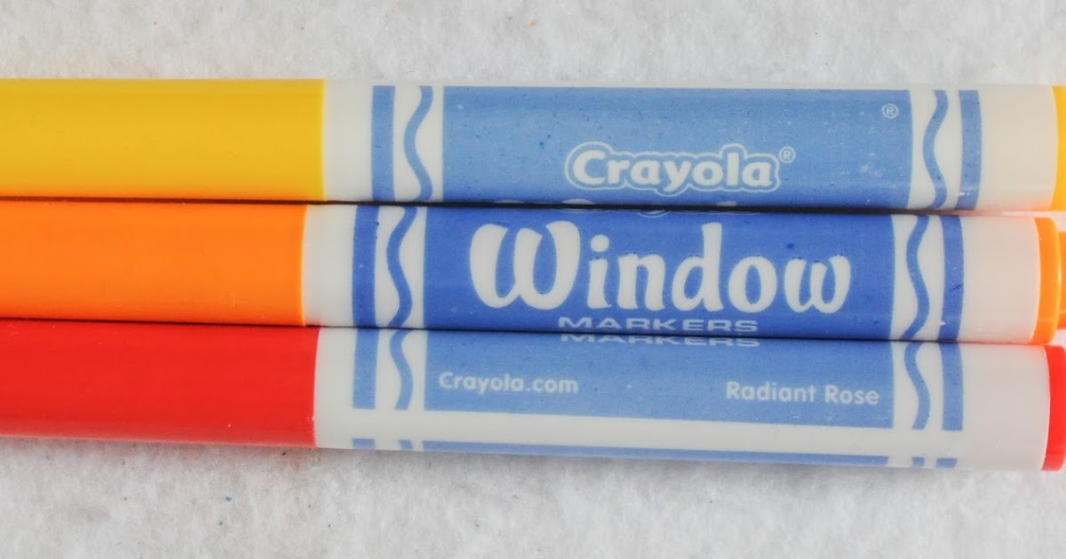 8 Count Crayola Window Markers: What's Inside the Box | Jenny's Crayon